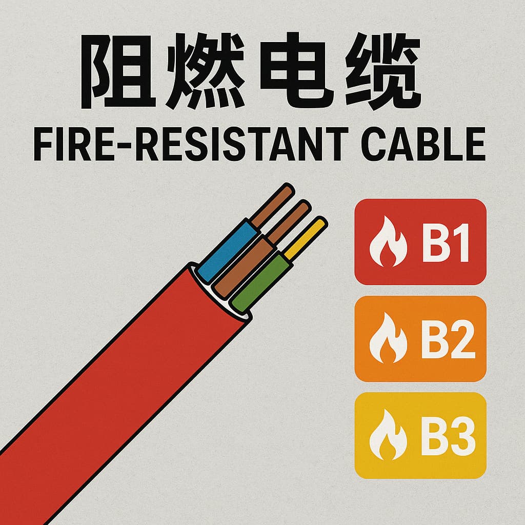 什么是阻燃电缆？B1、B2、B3级的区别你相识吗？