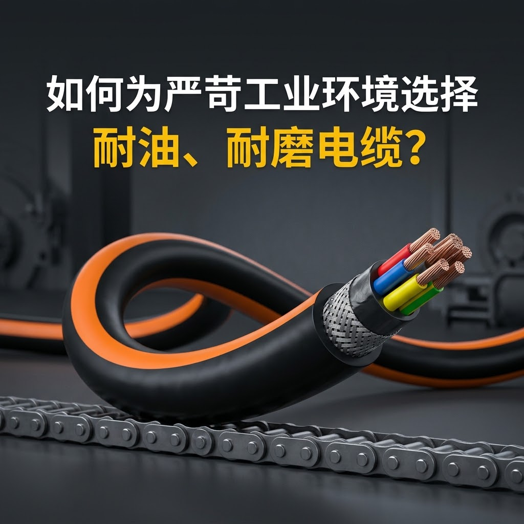 若何为严苛工业环境选择耐油、耐磨电缆？
